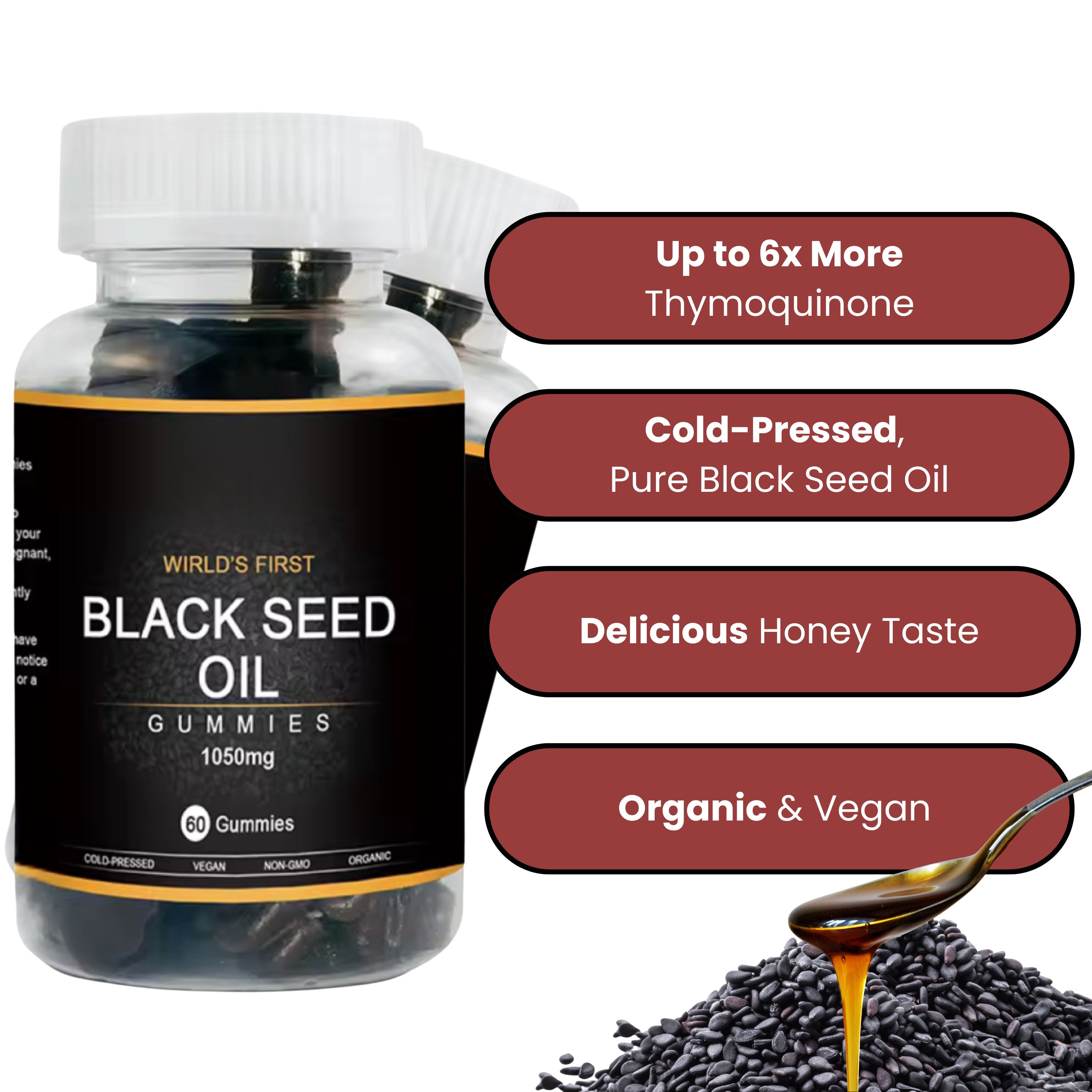 Black Seed & Honey Gummies